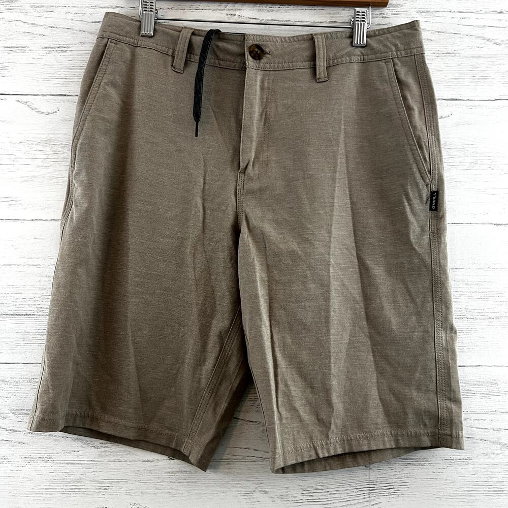 O'Neill Tan Cotton Blend Chino Style Shorts Size 32